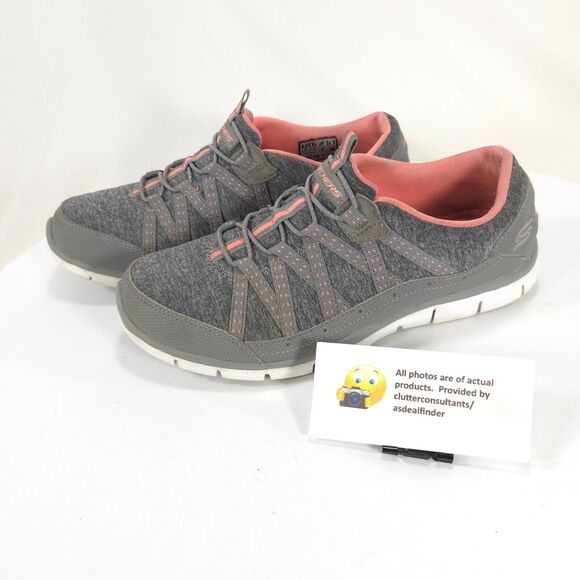 Skechers Gratis Lets Cruise Athletic Slip On Shoe Womens Size 7 104008 Gray - Picture 1 of 9